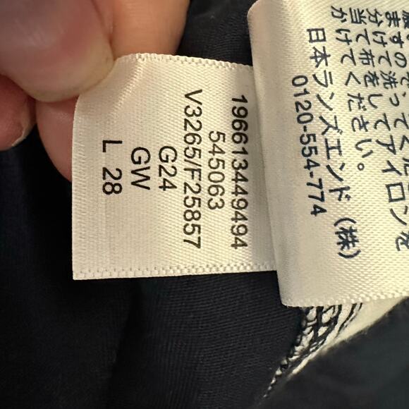 Lands End Mens size Large 36-38 Relaxed Fit Deck Pant Navy Blue - Picture 9 of 9